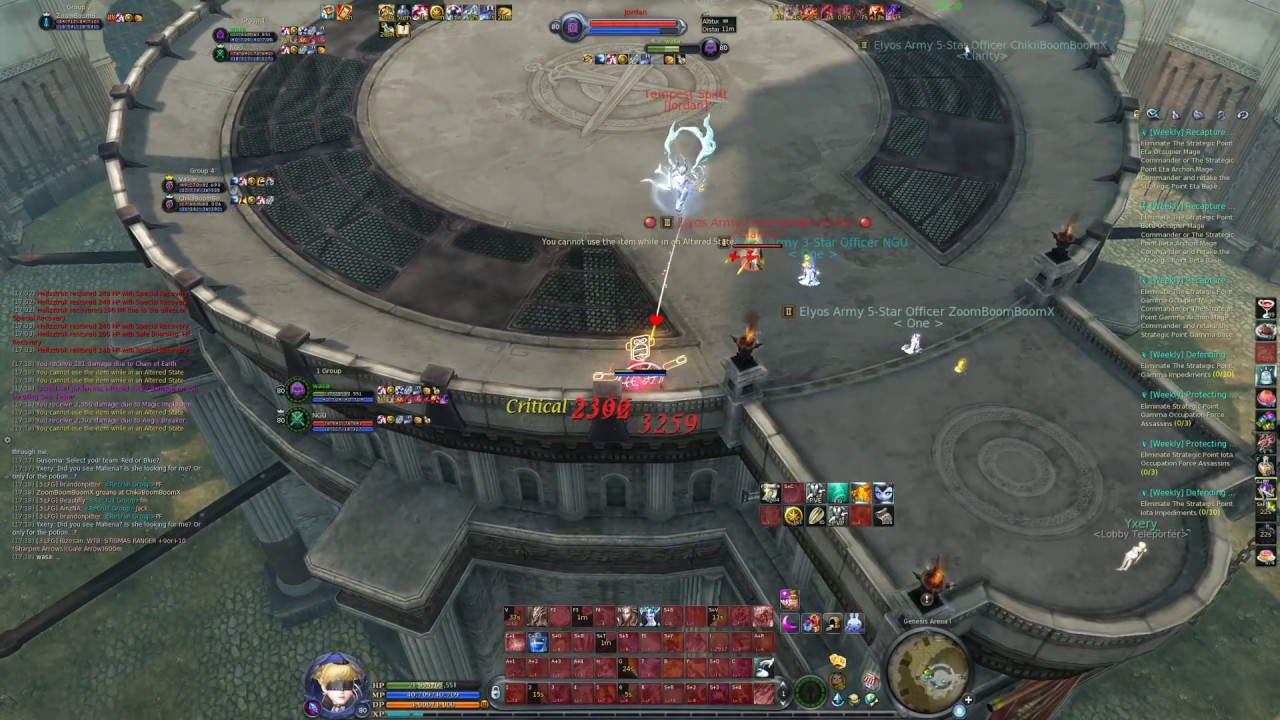 Aion 7.3 - Genesis Arena Sorc PvP - KOR/1v1s