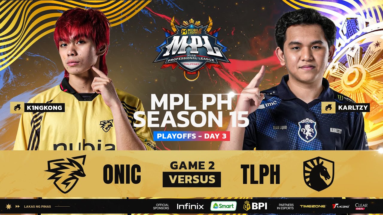 MPL PH S15 ПЛЕЙ-ОФФ ДЕНЬ 3 ОНИК ПРОТИВ TLPH ИГРА 2