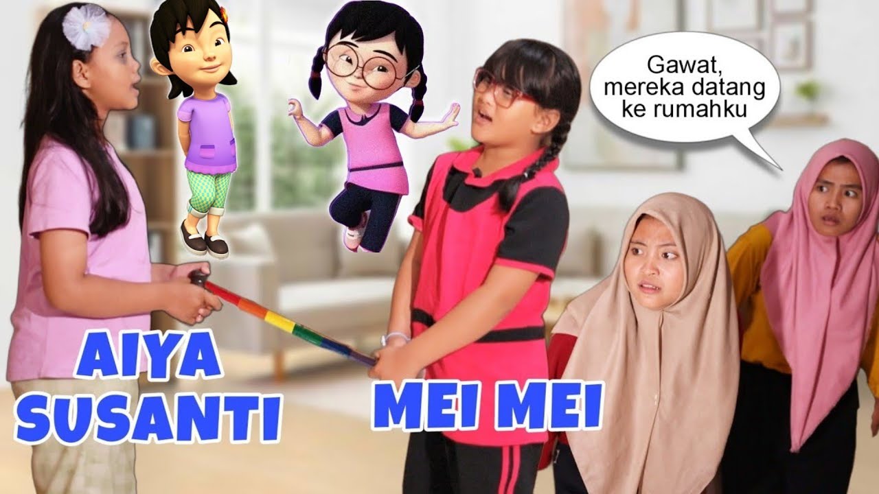 SEREM HANTU AIYA SUSANTI DAN MEI MEI DATANG KE RUMAHKU | CHIKAKU FAMILY