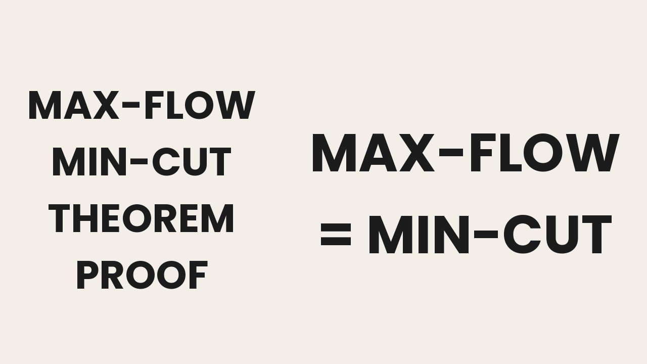 DAA 18 (Part 1) – Max Flow Min Cut Theorem & Proof | Ford–Fulkerson Analysis | CS F364