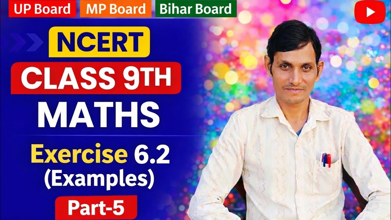 NCERT class 9th maths exercise 6.2(examples) line and angels part-5 #maths 