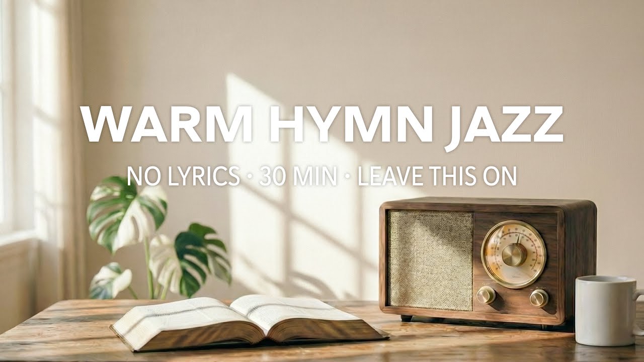 찬송가 감성 재즈 (거실 무드) | Warm Hymn Jazz | No Lyrics | 30 MIN | Soft Jazz Piano