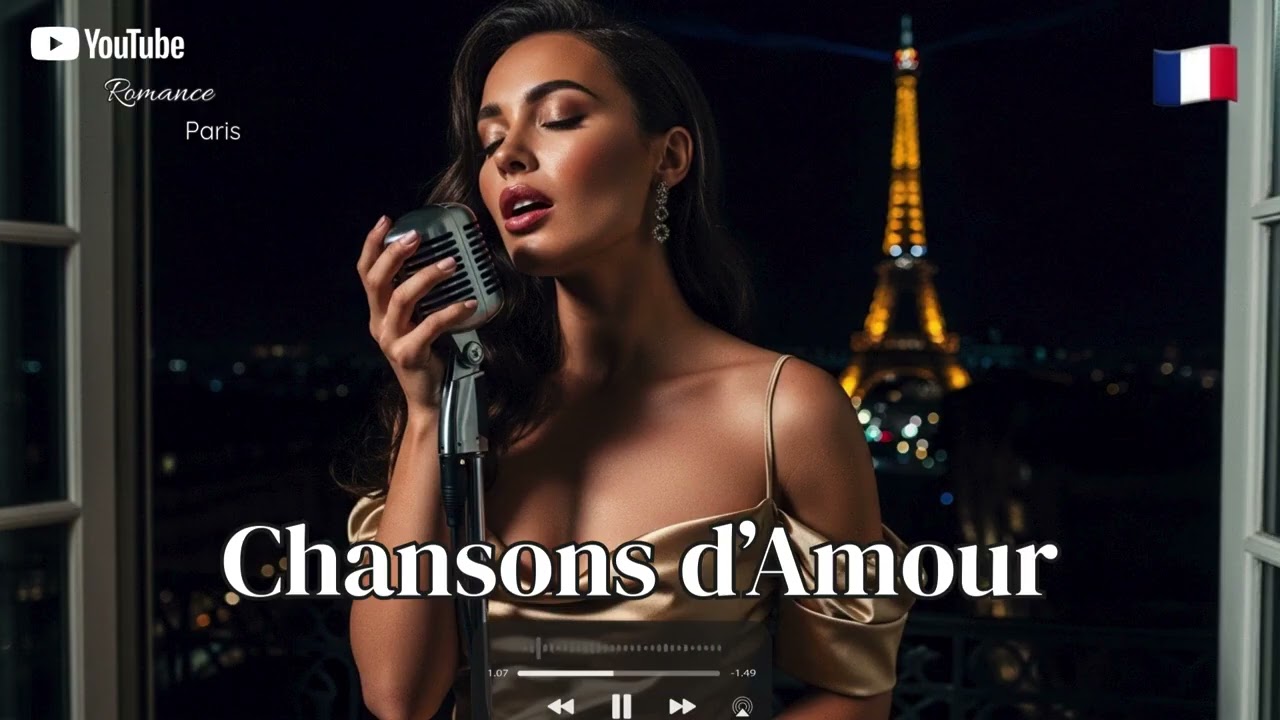 French Love Songs for Reading & Relaxing 📖 Paris Calm Music