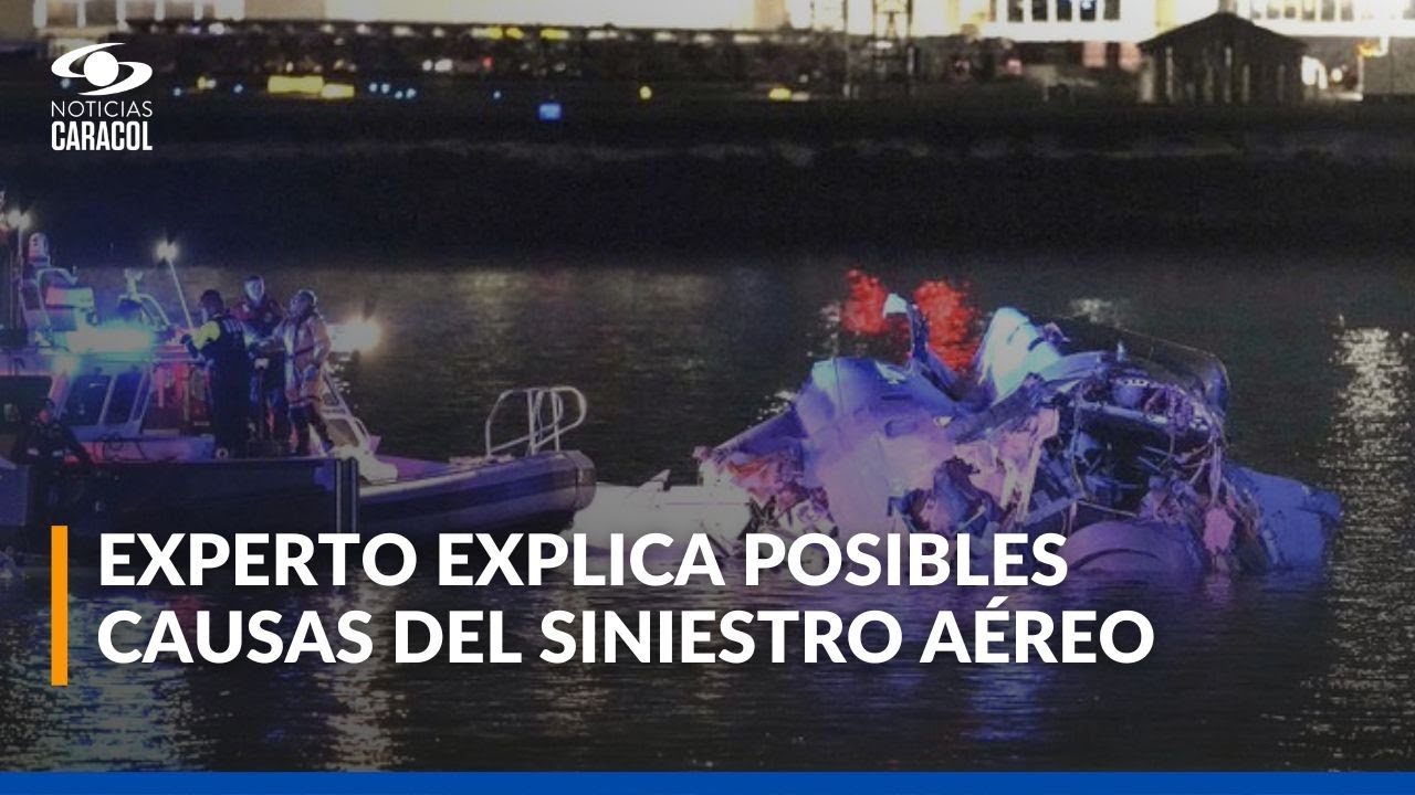 ¿Cómo se pudo producir accidente entre avión y helicóptero en Washington? Habla experto en aviación