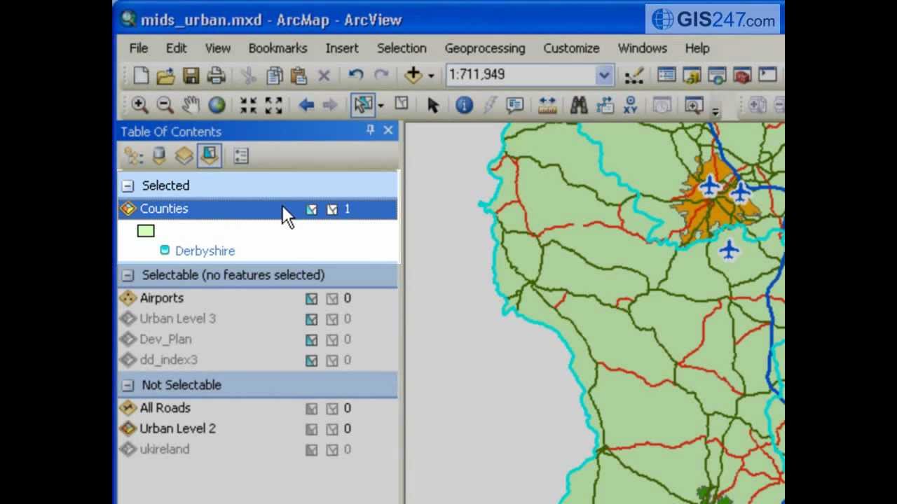 11. What's New in ArcGIS 10.0 - The Table of Contents