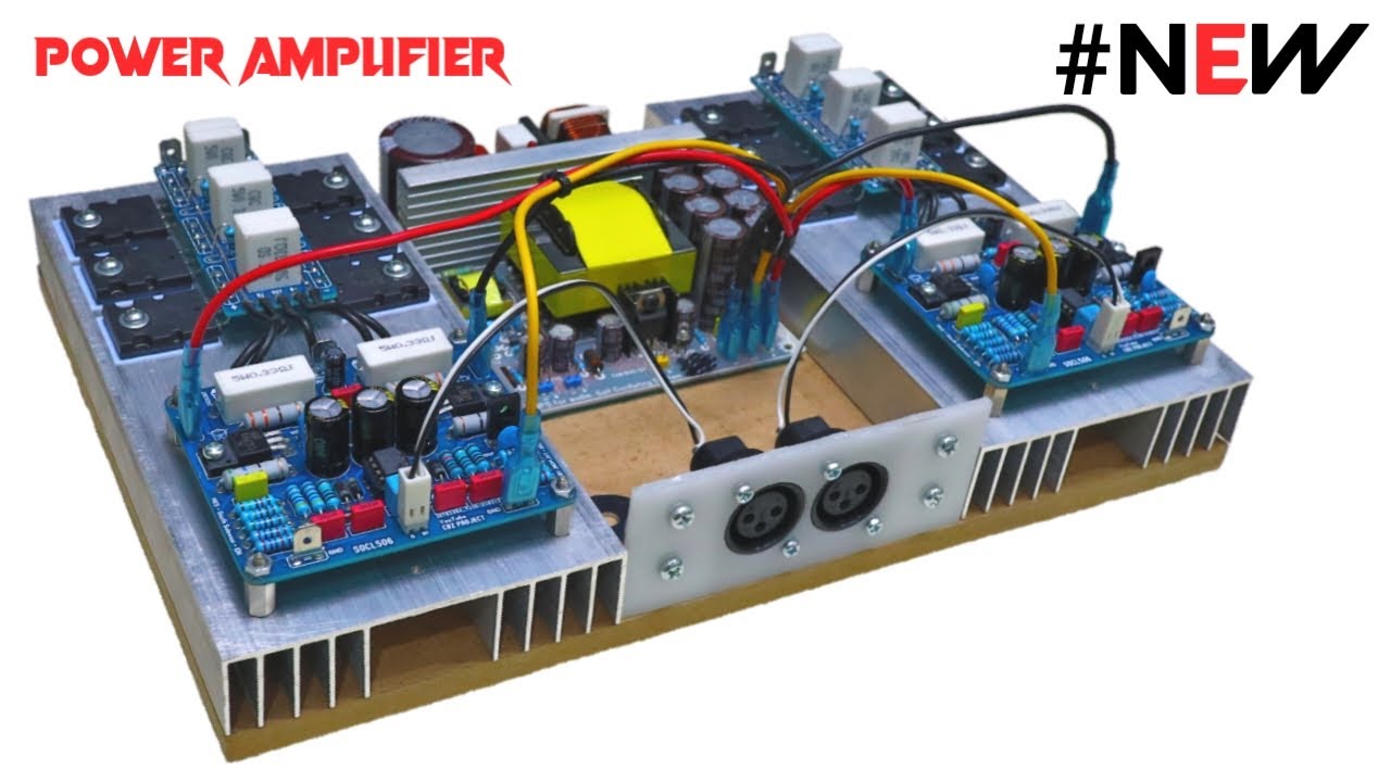 DIY 350W + 350W Stereo Power Amplifier using 2SC5200 &2SA1943 - cbz project
