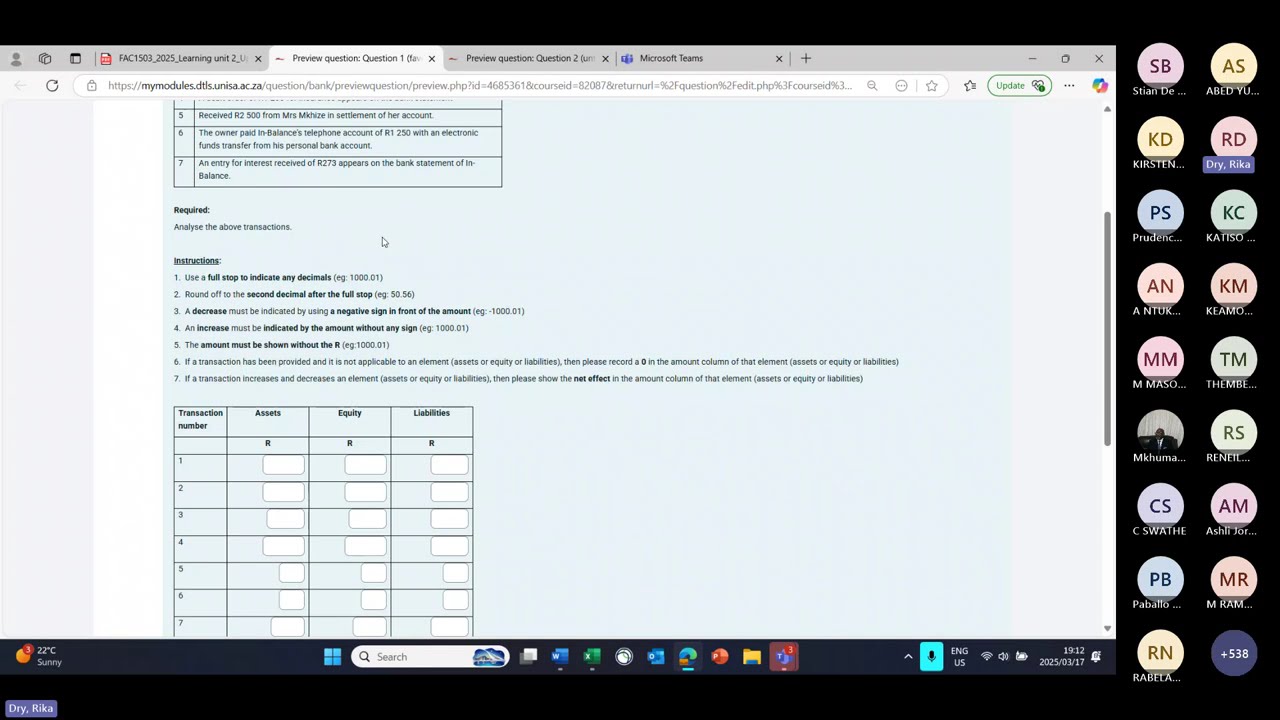 FAC1503 class   Learning unit 2 Basic Accounting Equation 20250317 182521 Meeting Recording