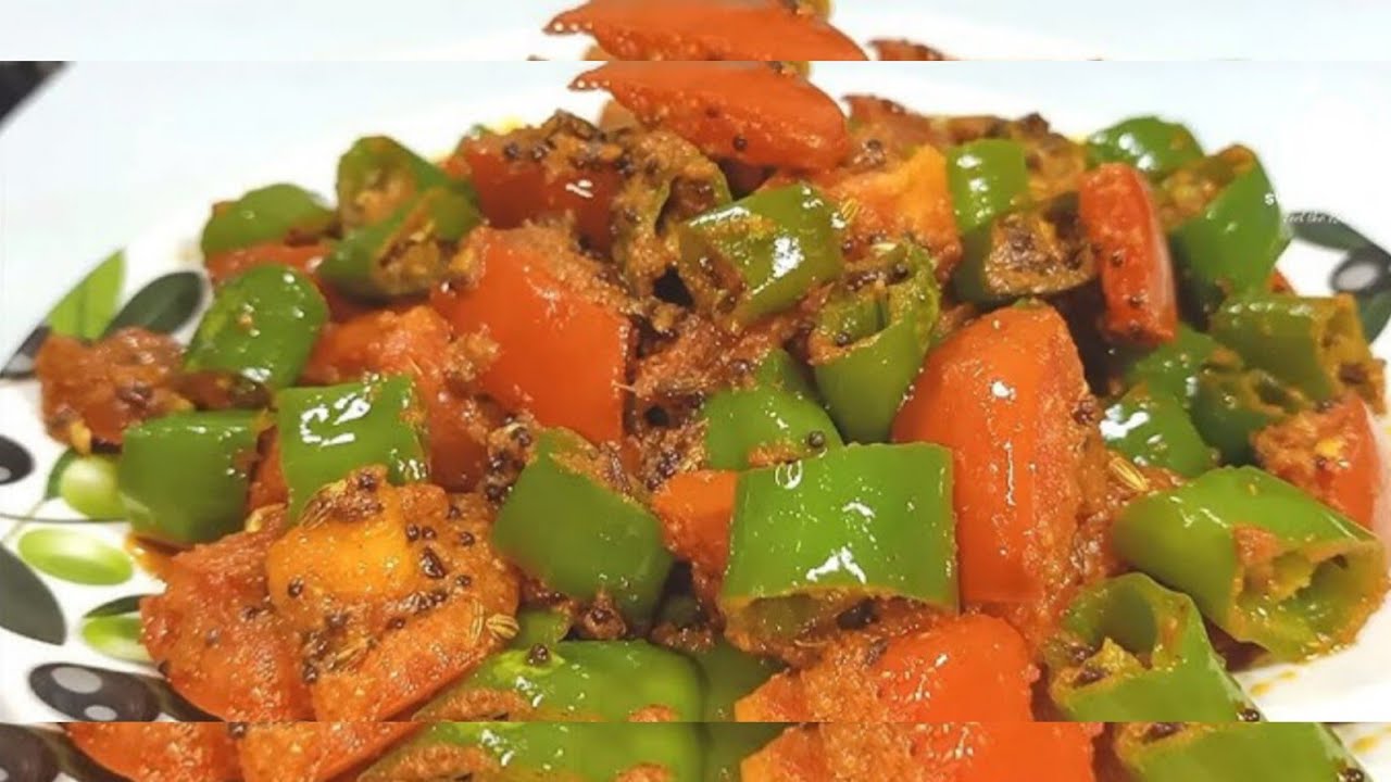 टमाटर हरी मिर्च की मसालेदार सब्ज़ी |SpicyGreen Chilli Tomato Sabzi - Rajasthani Mirch Tamatar Saag