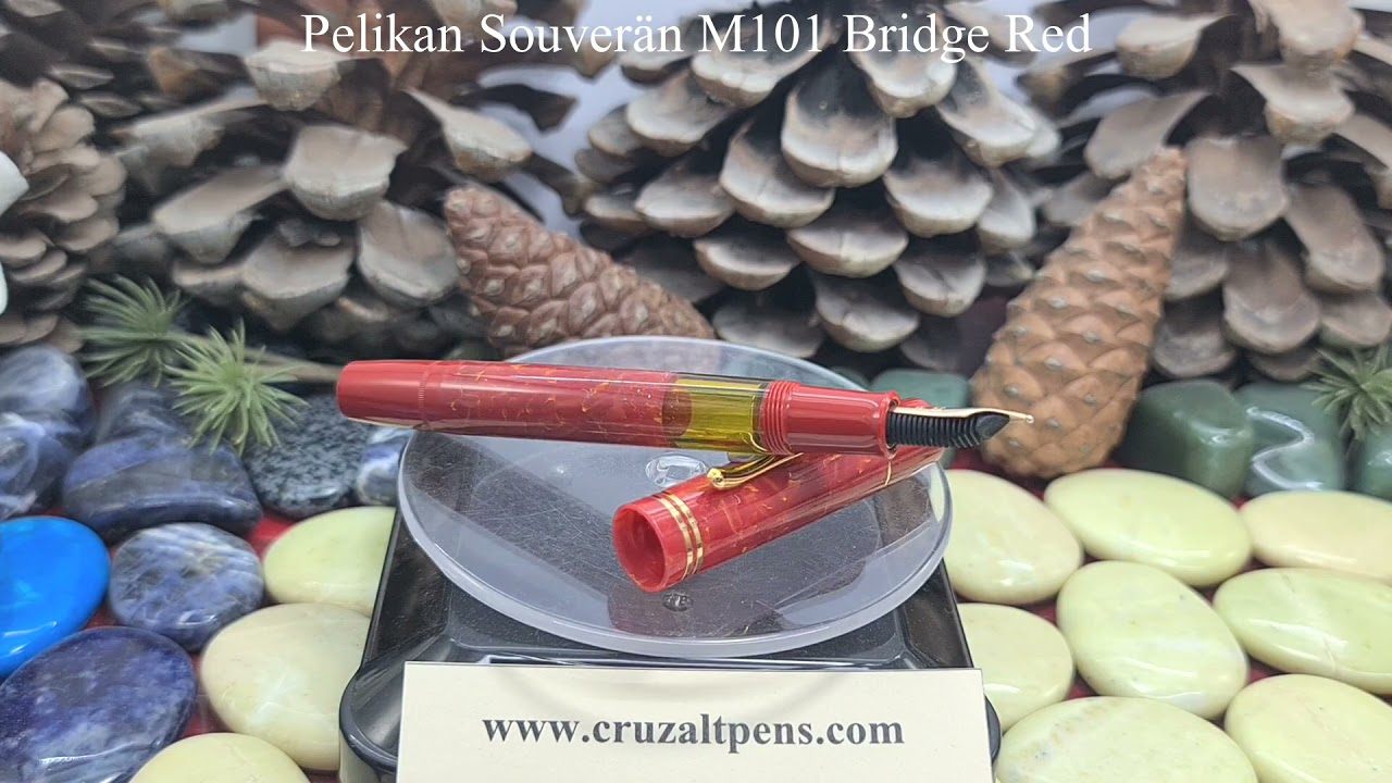 Cruzaltpens - Pelikan Souver&auml;n M101N Bright Red