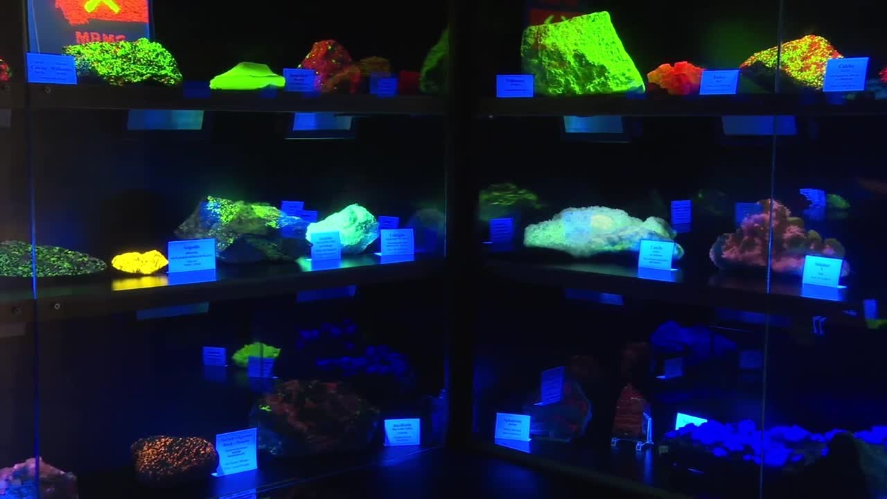 Mineral Museum at Montana Tech sparks interest with glowing rock display