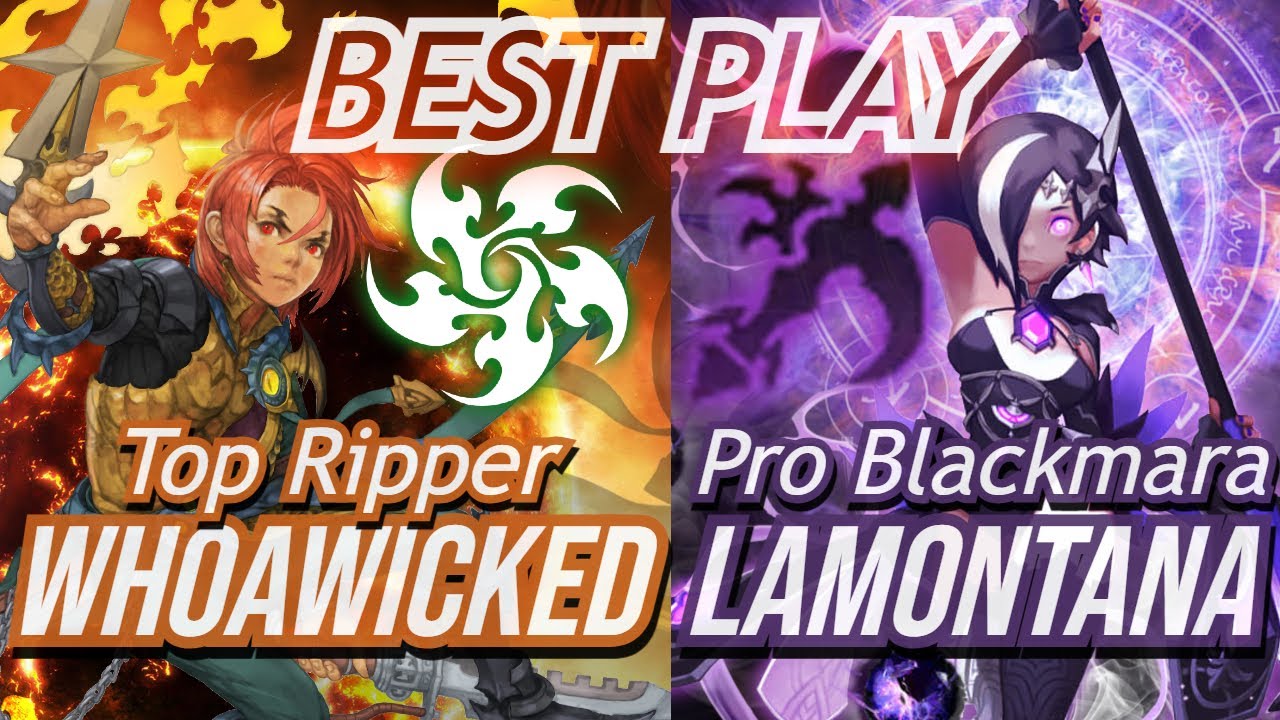 Dragon Nest PvP Top Ripper(Whoawicked) vs Pro Blackmara(LaMontana) KOF SEA