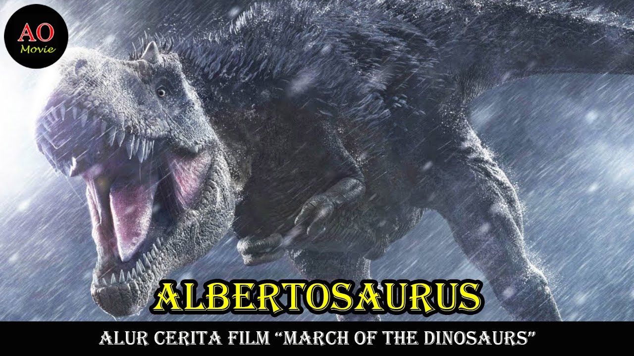 KETIKA ALBERTOSAURUS MENYERGAP KAWANAN EDMONTOSAURUS | ALUR CERITA FILM MARCH OF THE DINOSAURS