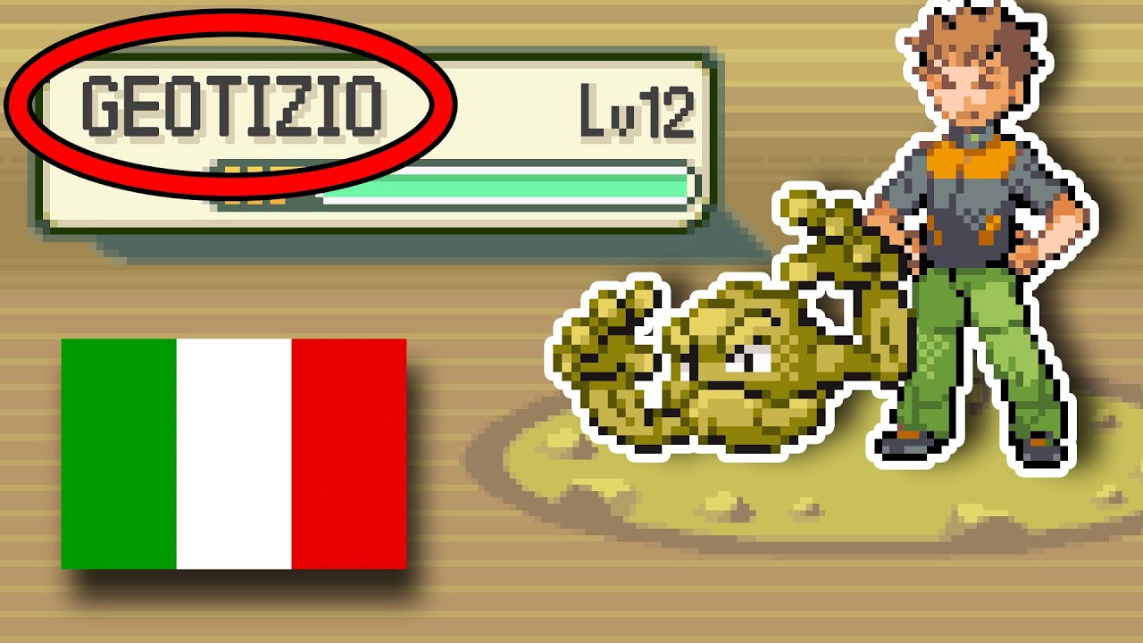 Ho TRADOTTO Pokémon Rosso Fuoco con i NOMI dei Pokémon IN ITALIANO