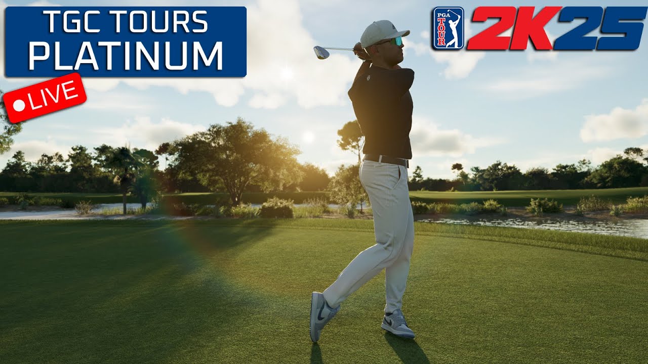 LIVE 🔴 PGA Tour 2k25 | WGR11 | TGC Tours Platinum Is A Quiet Place This Week