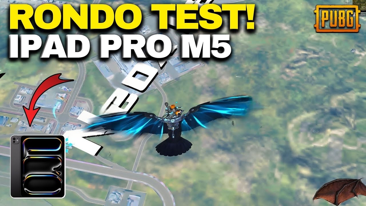 iPad Pro M5 120FPS PUBG Mobile Gameplay🔥 Extreme Smooth + Gyro Aim | New Map RONDO Full Rush!