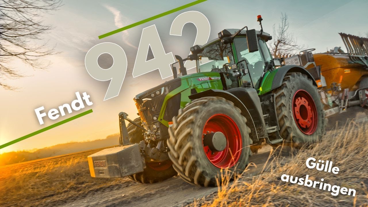 Fendt 942 | 4K | Zunhammer Gülletechnik | AG Kamsdorf #fendt #gülle #zunhammer #sunset #agrartechnik