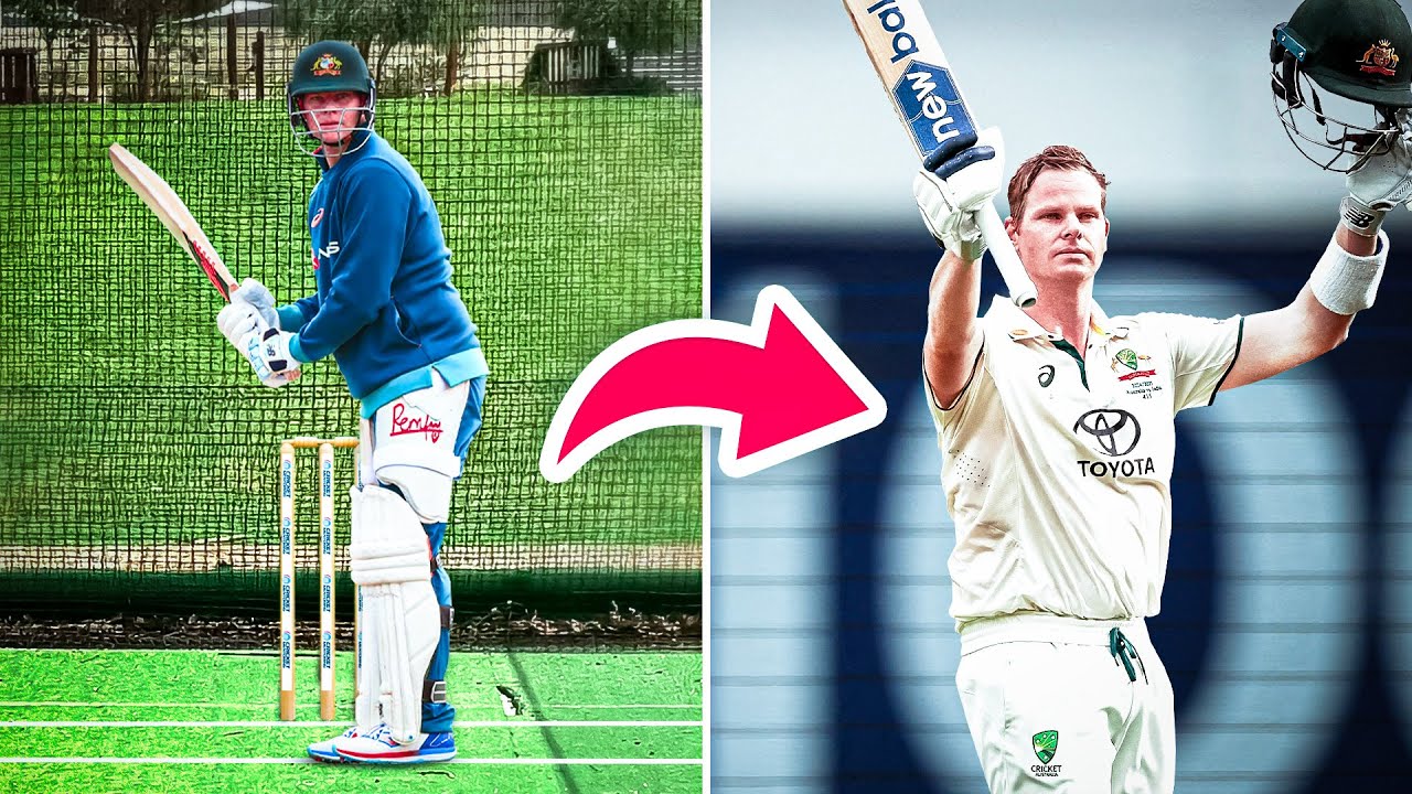 Did THIS net session help Steve Smith break his century drought?