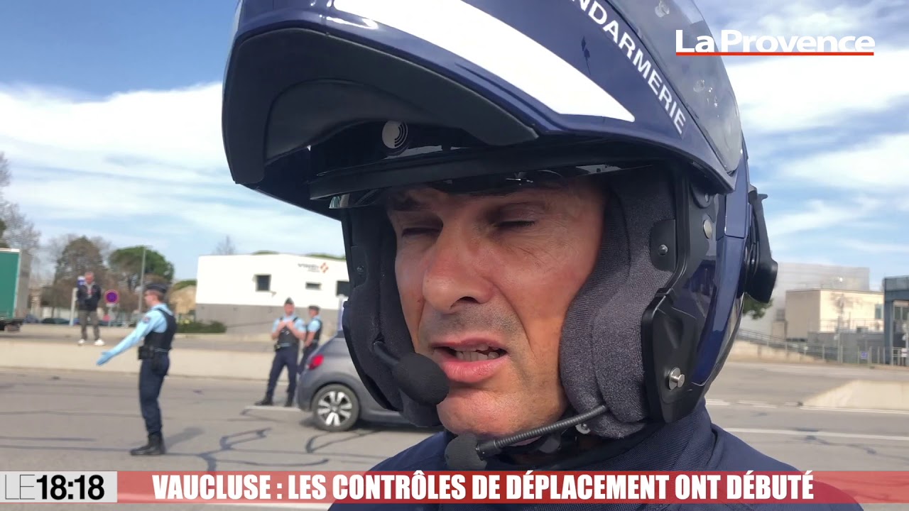 Le 18:18 - Confinement : avec les policiers et les gendarmes qui effectuent les premiers contrôles