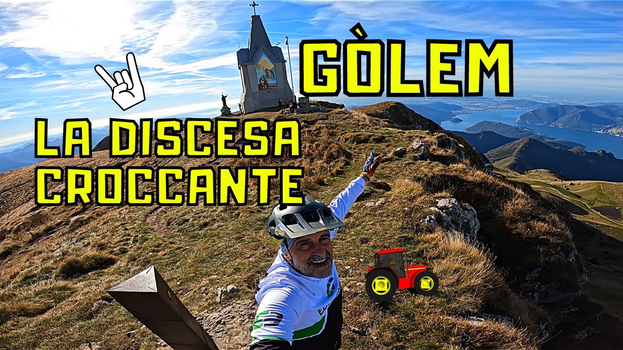 LA DISCESA CROCCANTE 🤘 DAL GOLEM ( MONTE GUGLIELMO ) SUL LAGO D'ISEO 🔝🤙👀