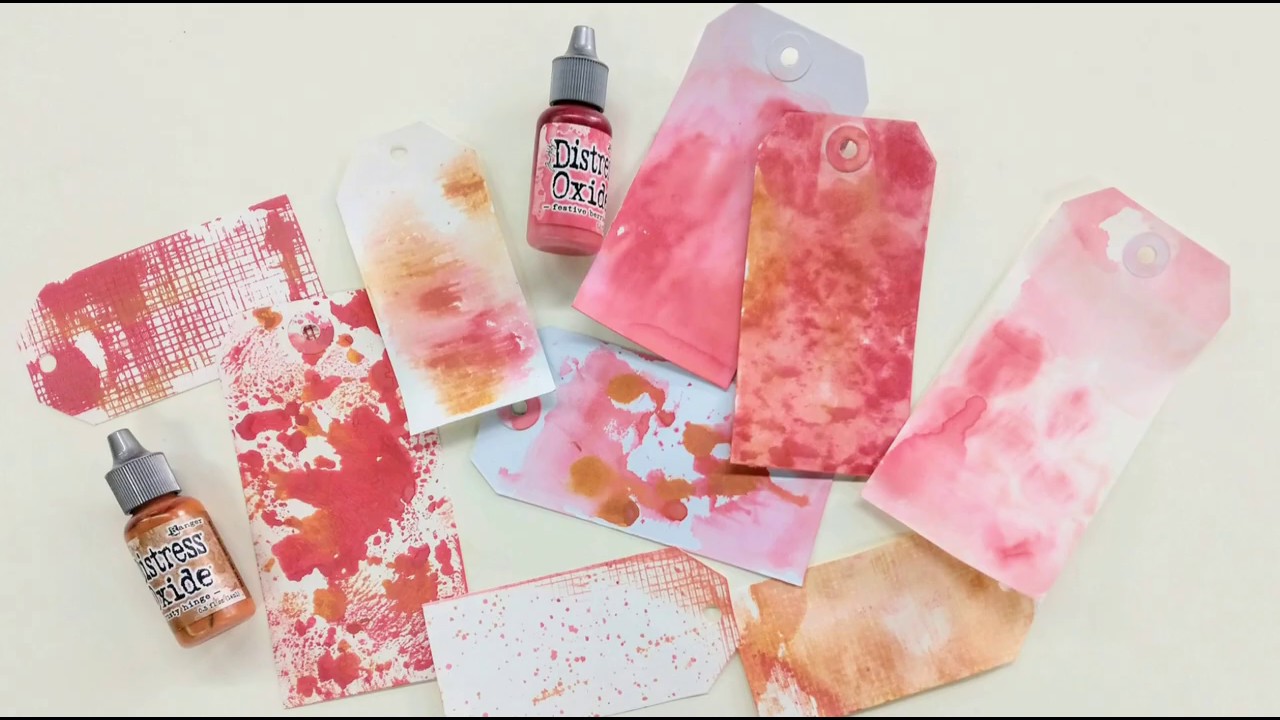 Distress Oxide Reinkers Techniques