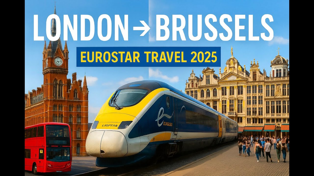 From London to Brussels by Eurostar | A Quick Travel Guide 🇬🇧🚄🇧🇪 #London #brussels #europe #trip
