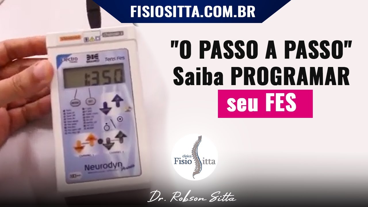 FES TENS IBRAMED ELETROESTIMULAÇÃO NEUROMUSCULAR PARÂMETROS do APARELHO Fisioterapia Dr Robson Sitta