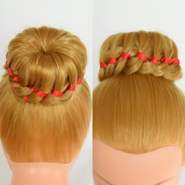 Chignon Elegante con Treccia a 4 Ciocche | Argentealo