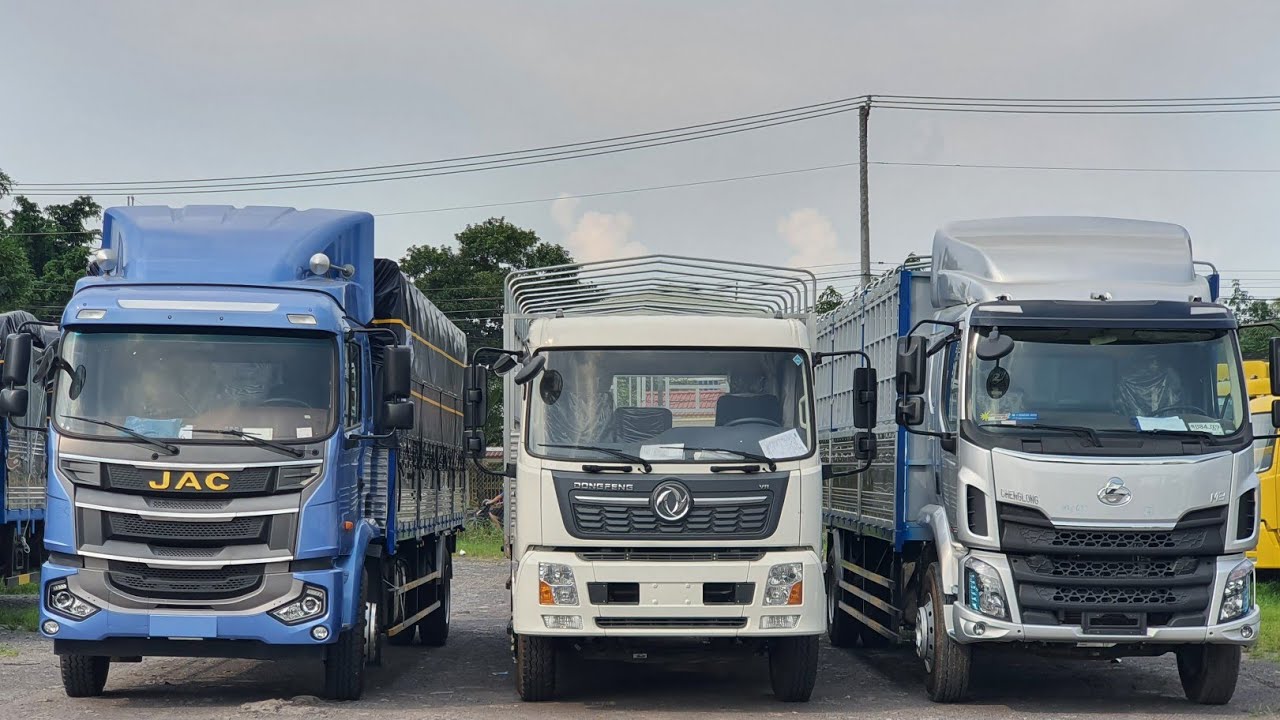 ✅️So Sánh và Báo Giá Xe Tải Jac A5, Xe Tải Chenglong M3 và Xe Tải Dongfeng Hoàng Huy