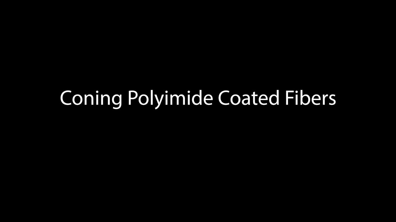 Coning Polyimide Coated Fibers