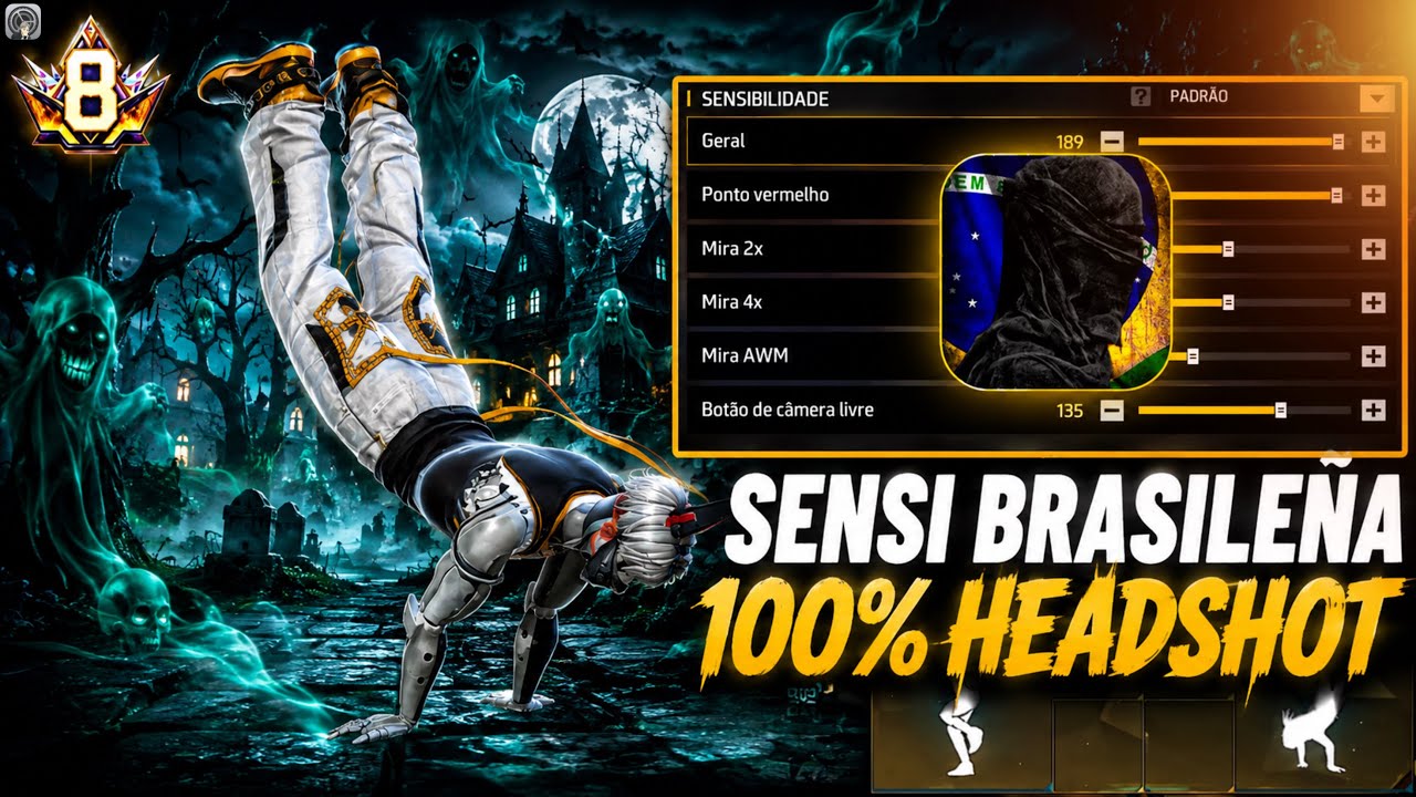 Free Fire Headshot setting 2026 ⚡ Best Sensitivity Settings ⚙️| Sensitivity + Hud Settings Free Fire