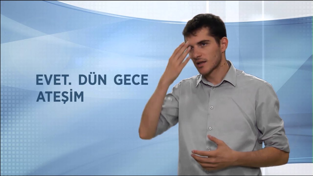 Türk İşaret Dili - Ünite 7 - Sağlıklı Yaşam