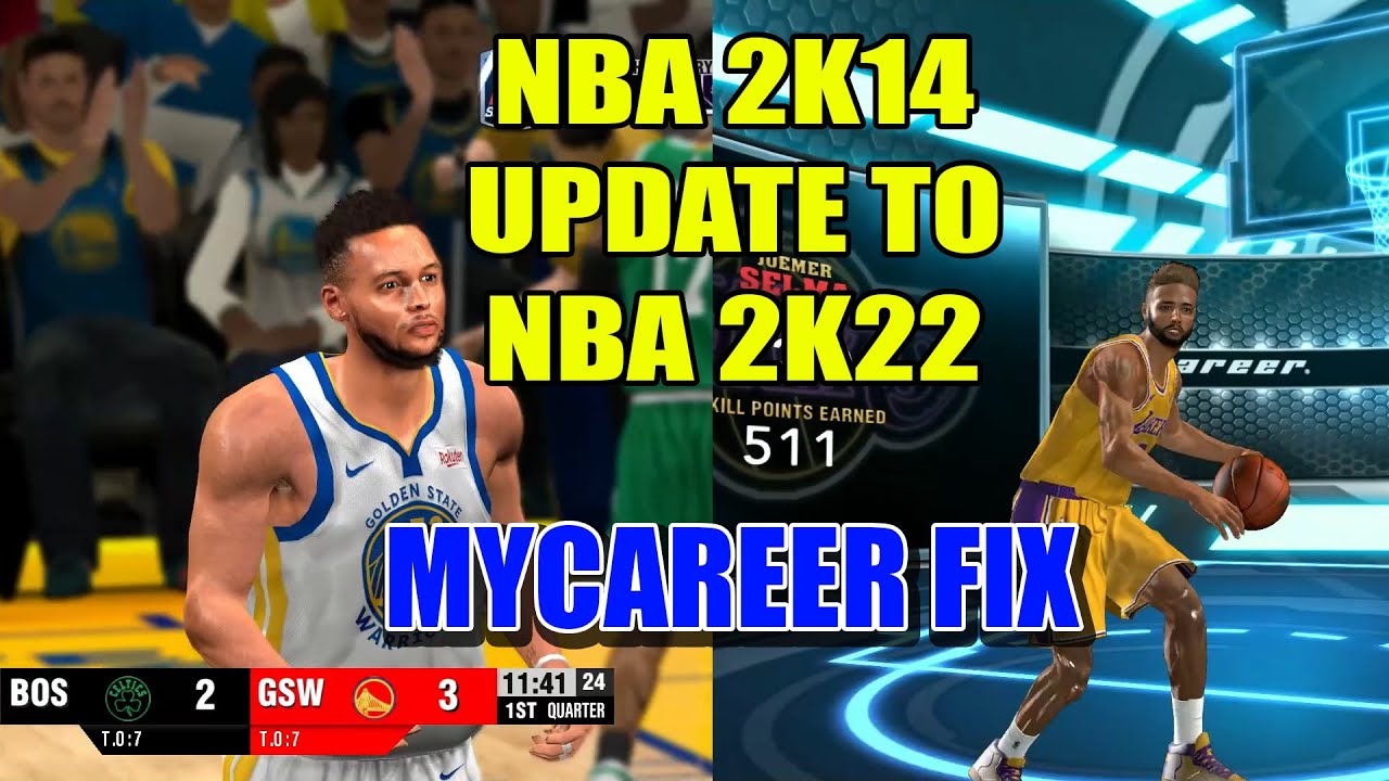 NBA 2K14 UPDATE TO NBA 2K22 READY TO PLAY | MyCareer Fix