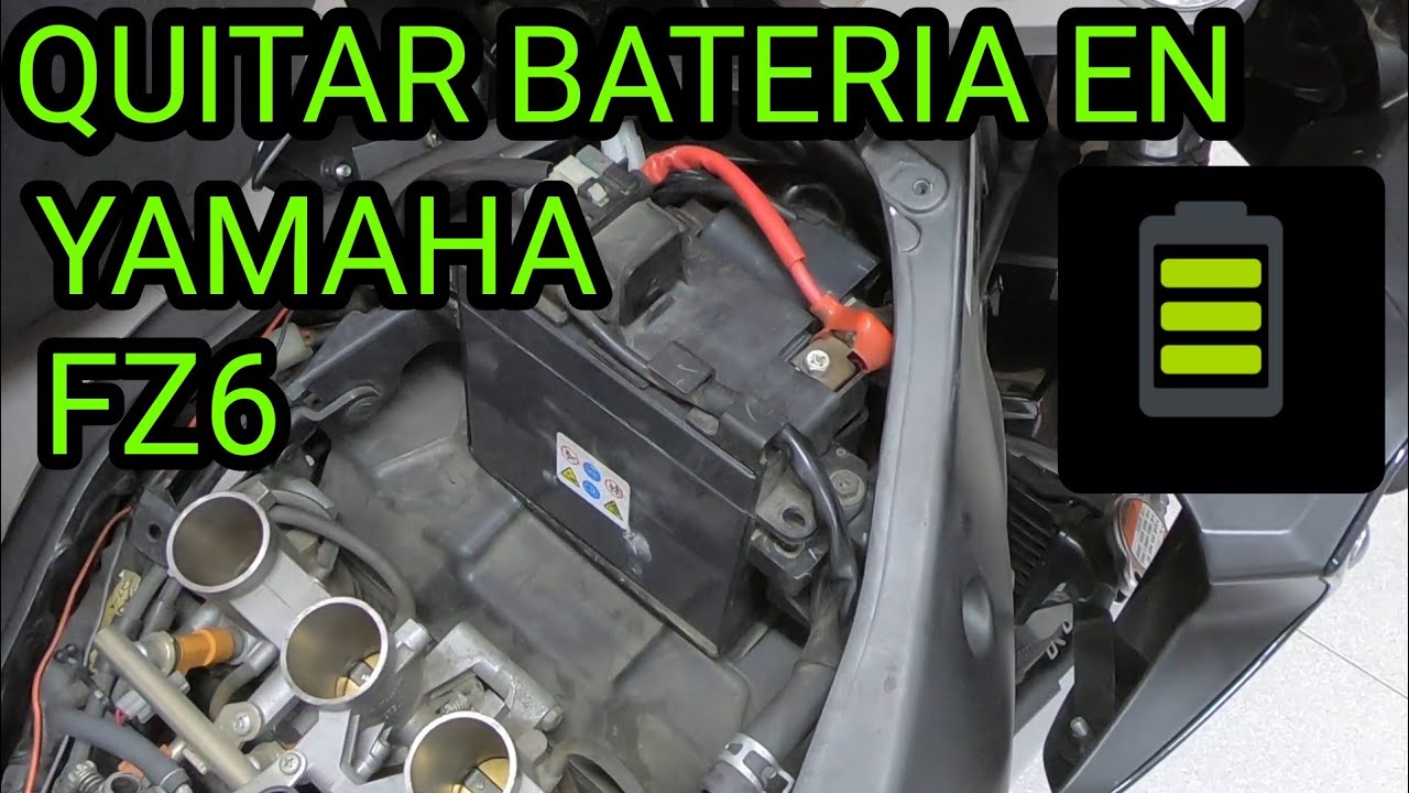 🗜️REGLAJE DE VÁLVULAS PASO 4: QUITAR BATERIA YAMAHA FZ6.