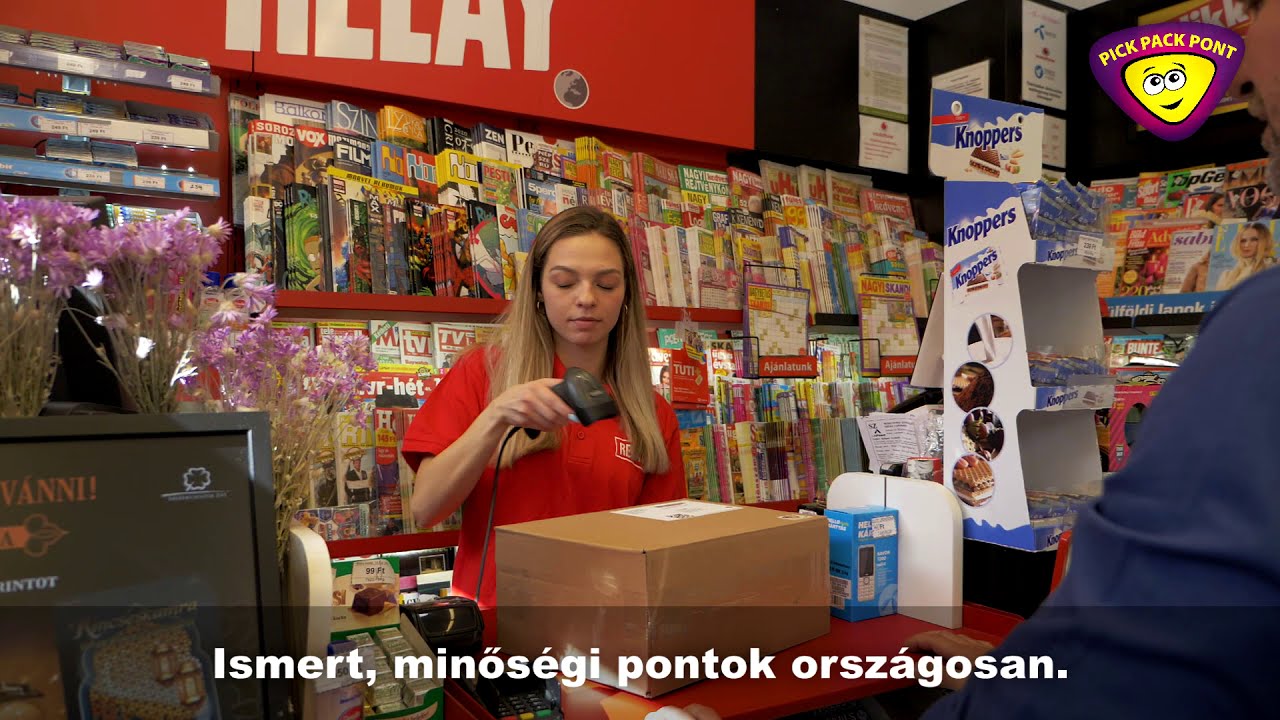 Csomagfeladás és csomagátvétel - Pick Pack Pont