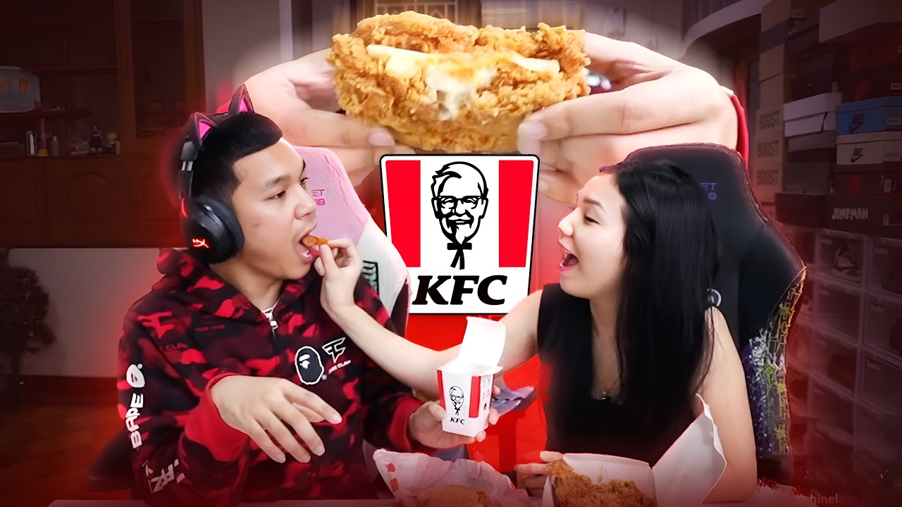 KFC ရဲ့ Mala Rosè Flavour အသစ် ကို ပထမဆုံး စားကြည့်မယ်