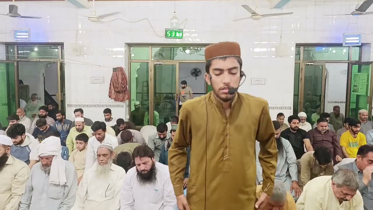 صلاةالفجر من المسجد علی محمد حافظ معتصم رحیق 9 مارچ 2026