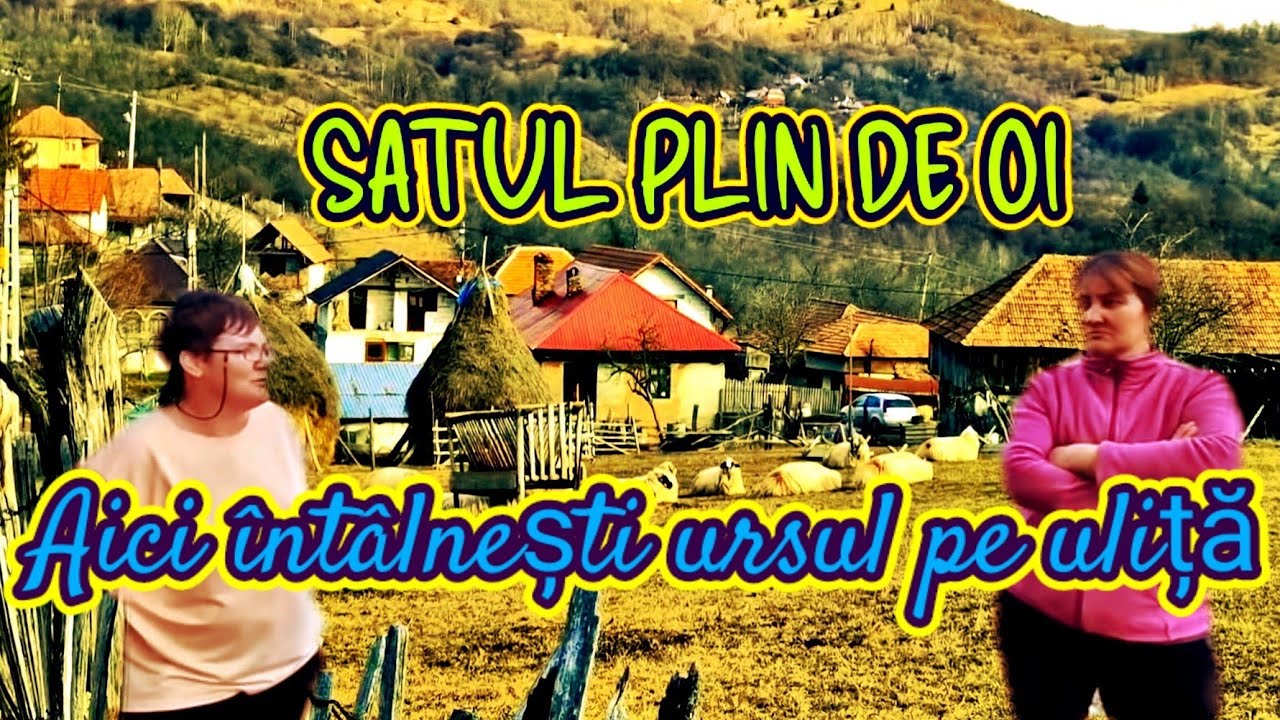 M-au primit la ele în curte să văd animalele. Lupii, urșii și hoții dau târcoale-n sat