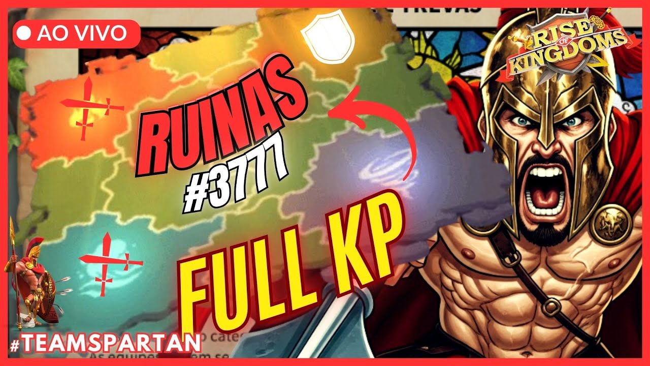 🔴 GUERRA | KVK 3 | KD #3777  | RUINAS | PASS 5 | RISE OF KINGDOMS 👑