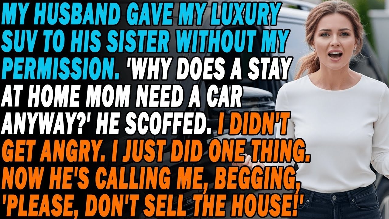 My Husband Gave Away My Car Without Asking — I Stayed Calm, Then Took Action