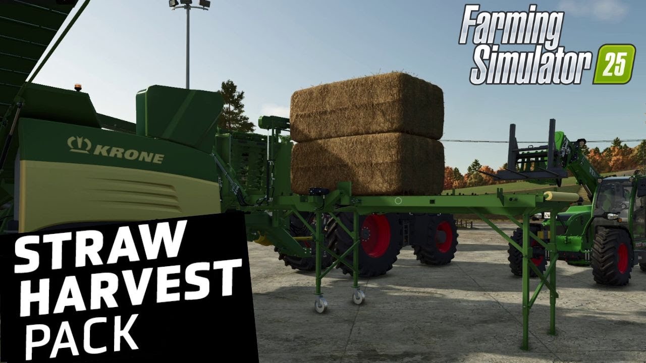 📦 NUEVO Straw Harvest Pack GRATIS en Farming Simulator 25 🚜 | Todo lo que incluye
