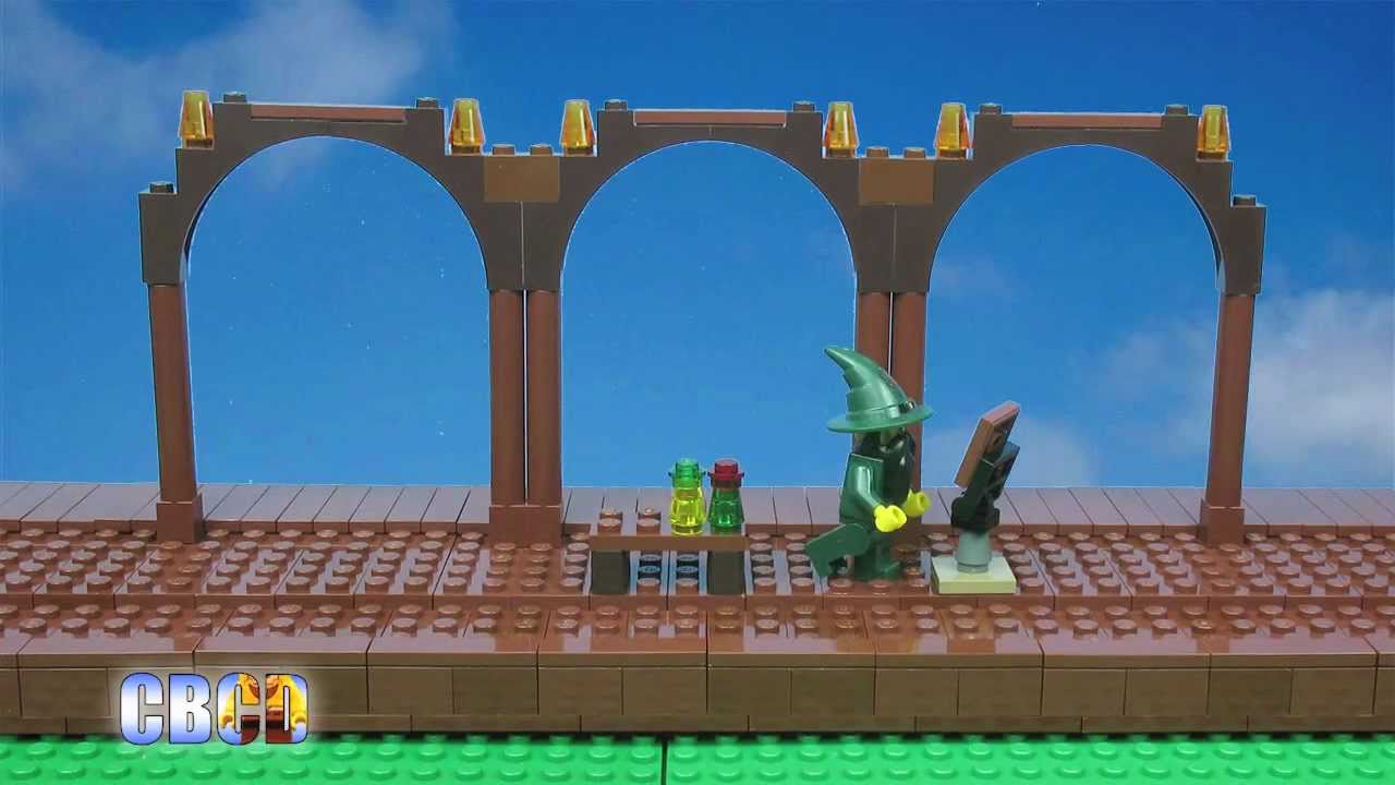 LEGO KINGDOMS - Wizard 7955 - stop motion build review