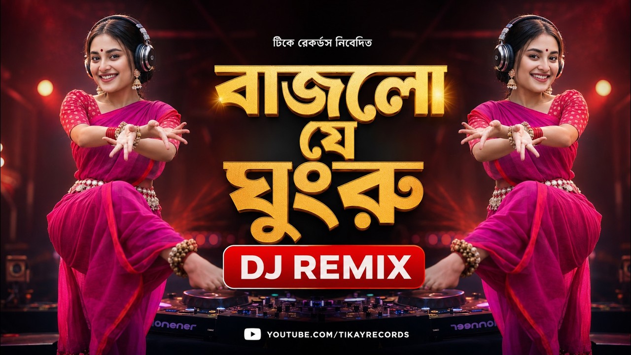 Bajlo Je Ghungru (Remix) | EDM Mix | Bengali Old Dj Song 2026 | Tikay Records