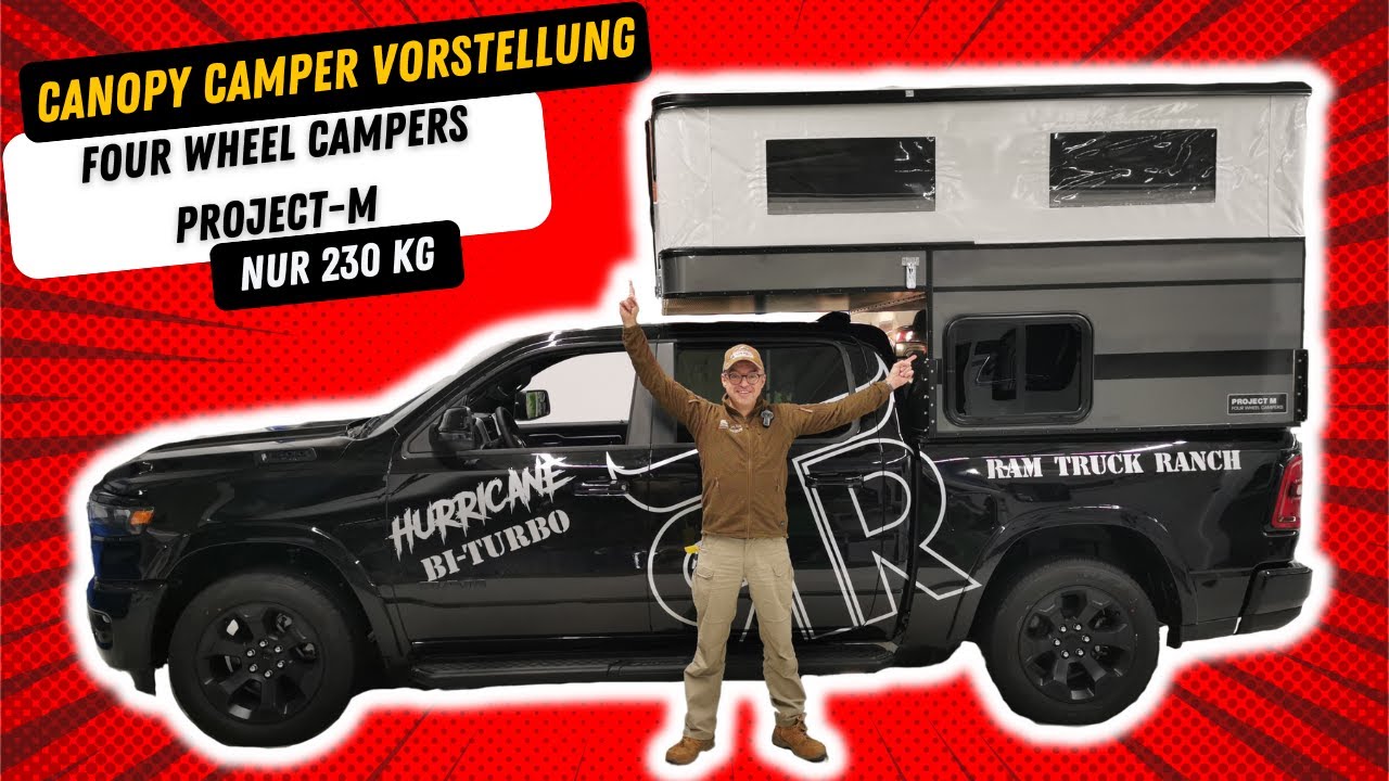 Four Wheel Campers Project M Topper - der super Canopy Camper, die Wohnkabine, der Dachzelt Ersatz!