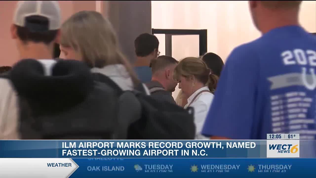 ILM sets new record, named fastest-growing NC airport in 2023