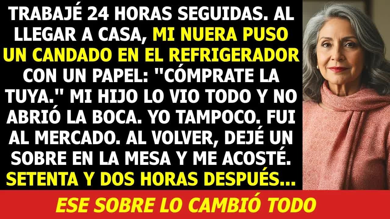 Mi Nuera Trancó Mi Refrigerador y Dijo： ＂Cómprate la Tuya＂... Lo Que Hice Después los Dejó Mudos