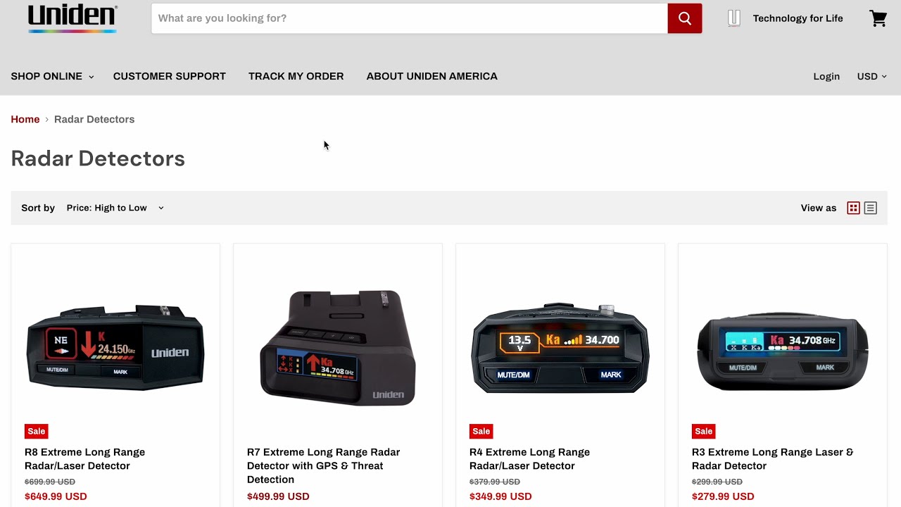 Uniden Radar Detector Sale: Save up to $50