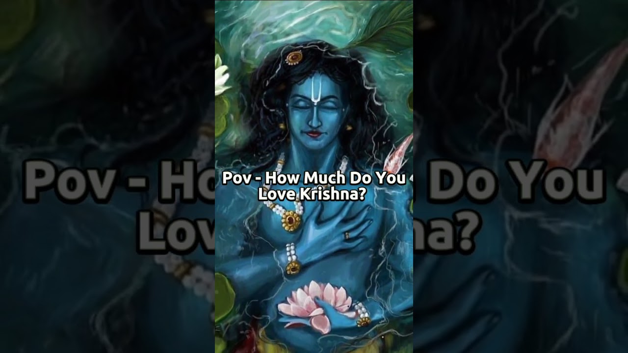 How Much Do You Love Lord Krishna?🤔🧐#shorts #krishna #krishnastatus #lordkrishna #short #trending
