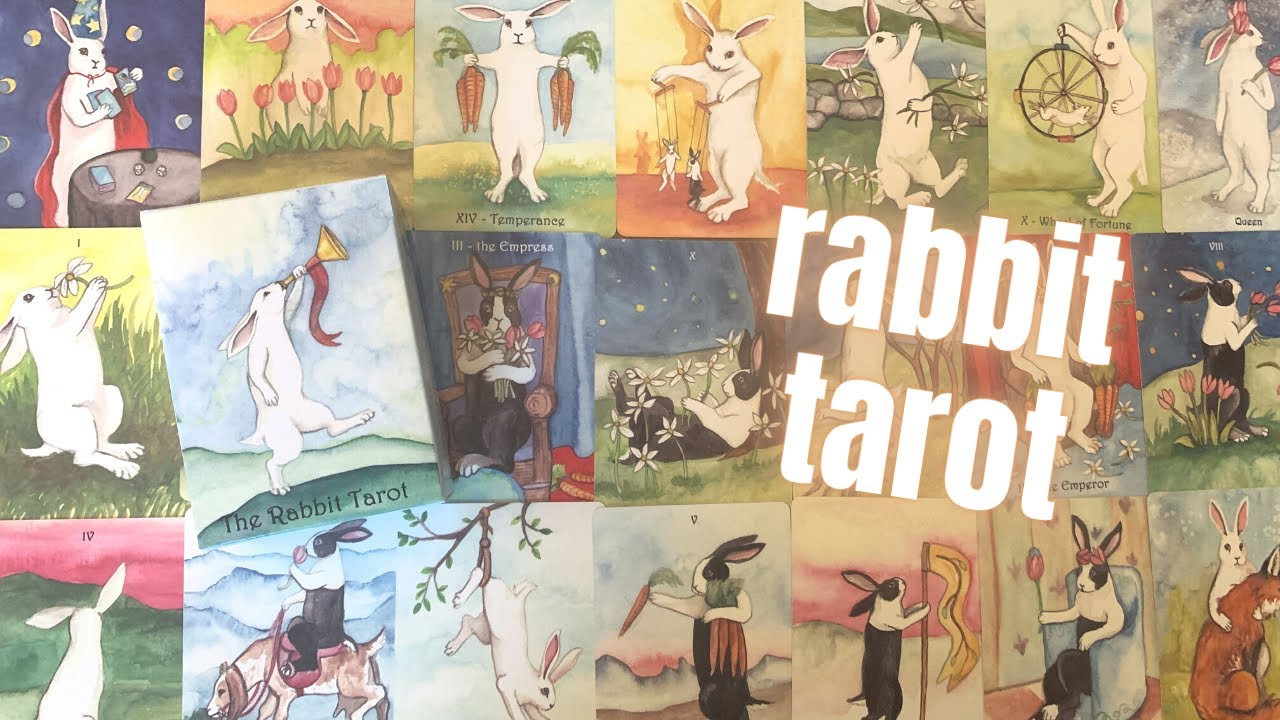 🐰 This Tarot Deck is ADORABLE 🐰 Rabbit Tarot Flip-Through