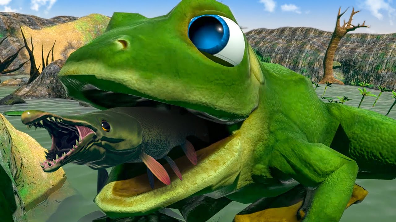 NEW Secret Frog! - Feed and Grow Fish - Part 134 | Pungence