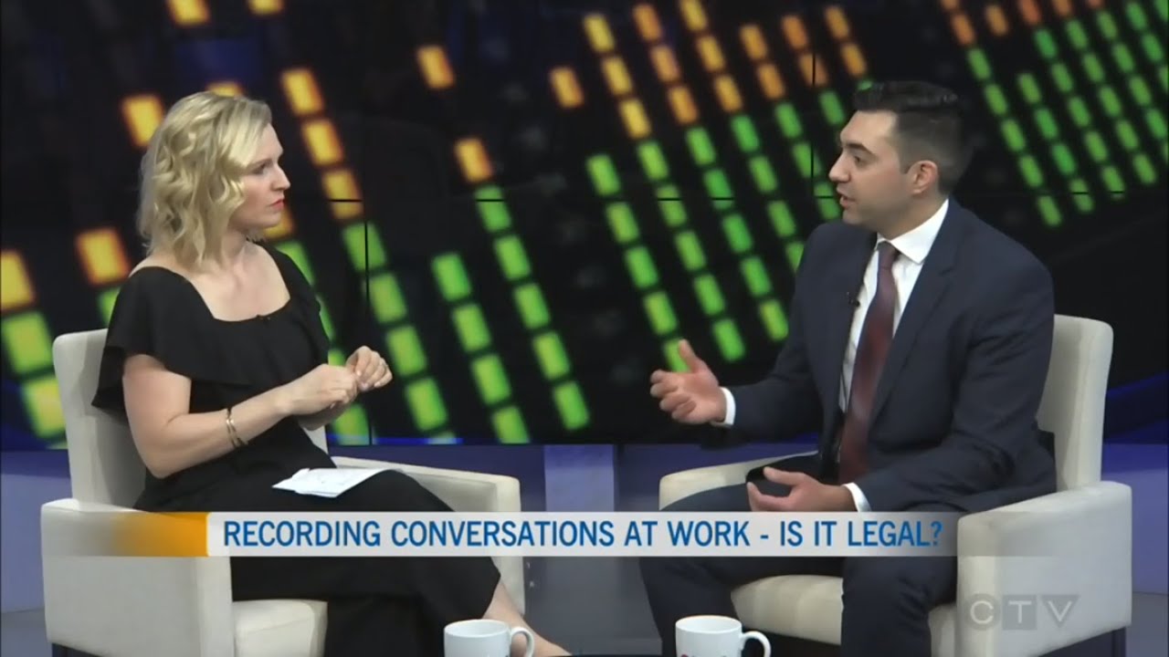 Is it legal to record a conversation at work in Canada?